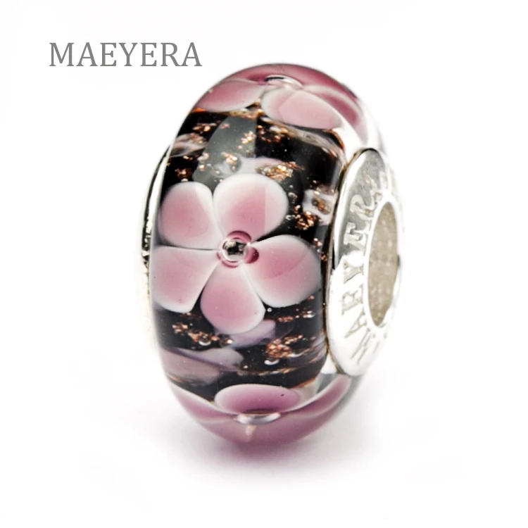Настоящий Браслет MAEYERA из стерлингового серебра 925 пробы с черным дном золотым
