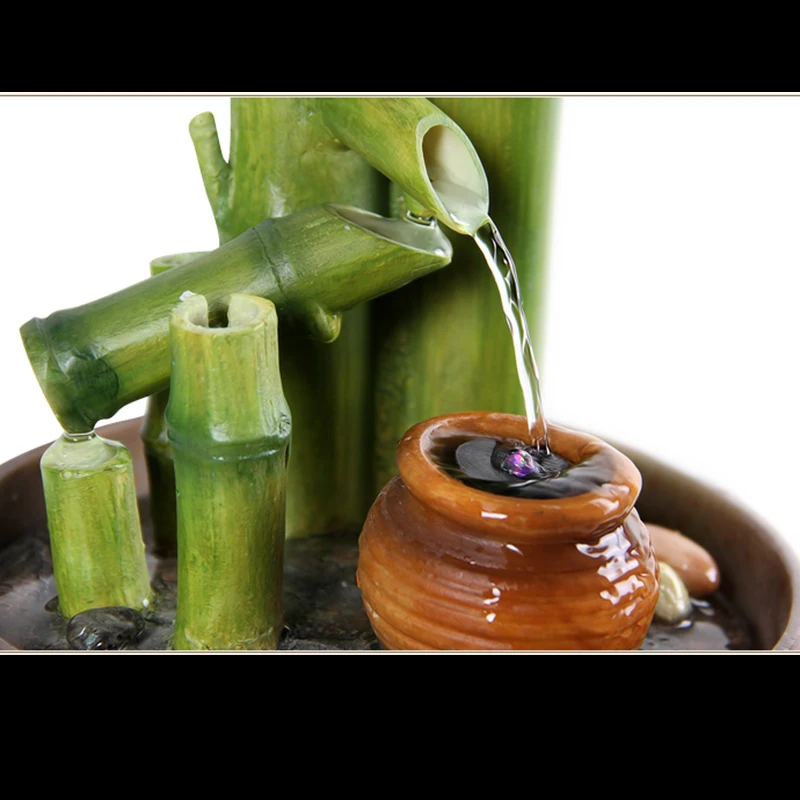 Фэн шуй полимерный водяной фонтан в форме бамбука 110 В|craft wedding|craft shapescraft gift |