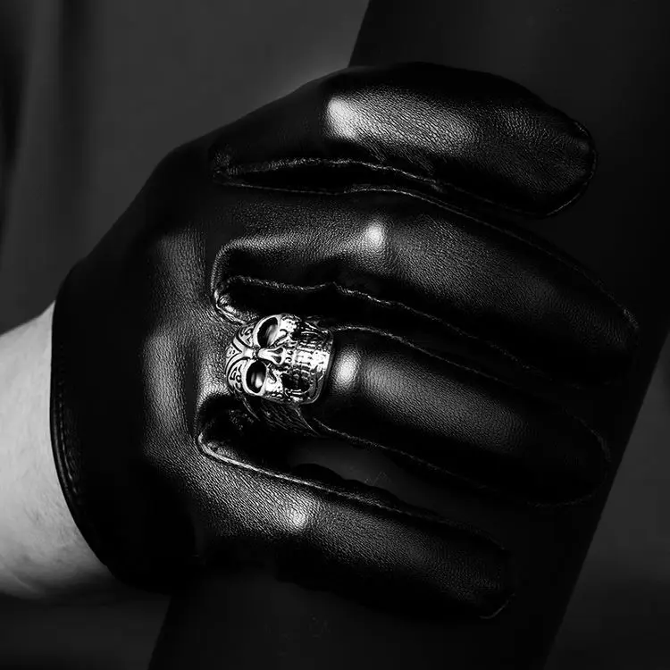 Мужчины в готический тяжёлый нержавеющая сталь череп скелет главы подвески