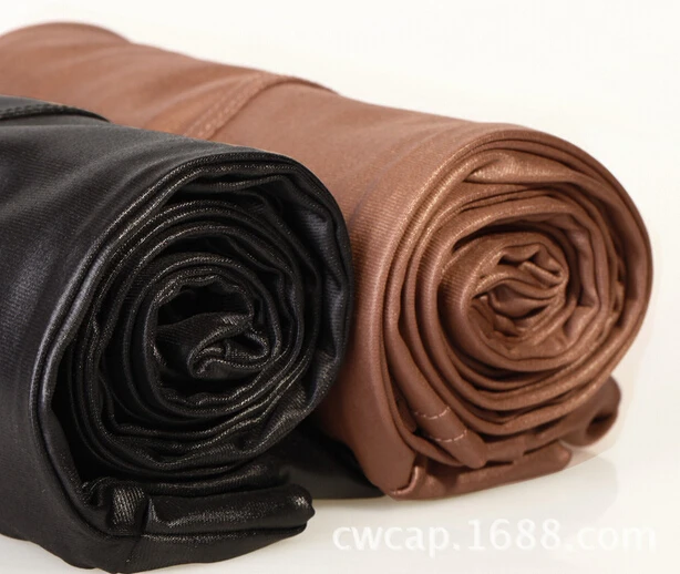 Новинка 2016 кожаные штаны женские леггинсы однотонные облегающие без ног