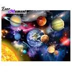 Алмазная живопись Ever Moment, картина Вселенная, планета, квадратные Стразы, алмазная вышивка 5D сделай сам, S2F1634
