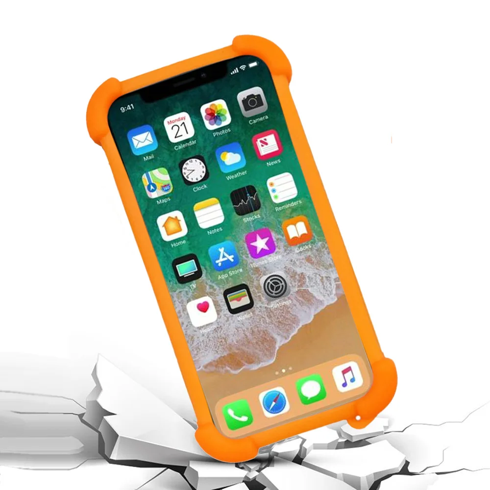Чехол для Fly Life Compact 4G силиконовый защитный чехол-накладка мягкий эластичный