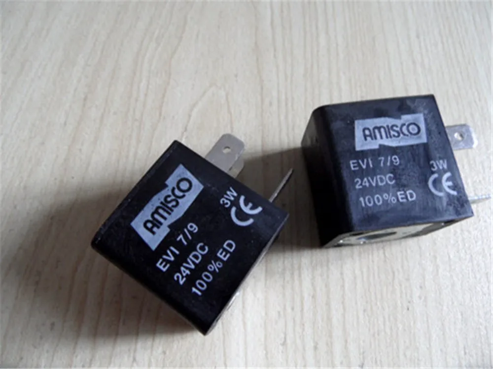 

Электрическая пневматическая катушка соленоидного клапана EVI 7/9 24 В 6,5 Вт 100% ED IP 65