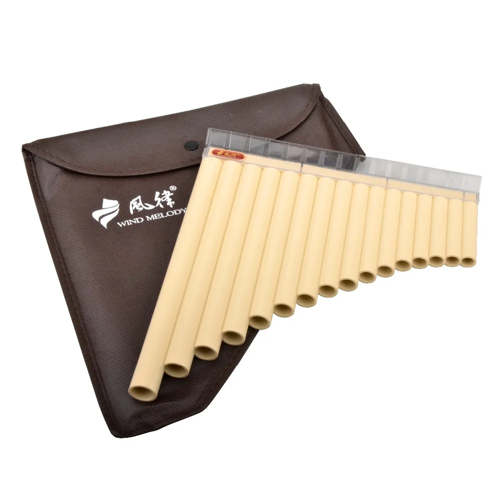 Tubos de Aprendizagem Fácil de Aprender Indiano para Iniciantes Panflute com 16 Instrumento Musical