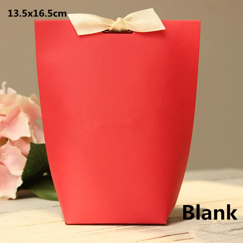 13.5x16.5cm blank 2/5/10/20/50 шт высококлассные черный, белый цвет бронзового цвета "," конфетная сумка "спасибо" коробка для свадебного подарка посылка День рождения пользу - Цвет: 13.5x16.5cm blank