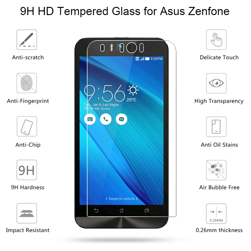 Закаленное стекло для Asus Zenfone A500KL A600CG A601CG ZA550KL zb452кг Защита экрана ZB500KL ZB501KL ZB551KLZB553KL