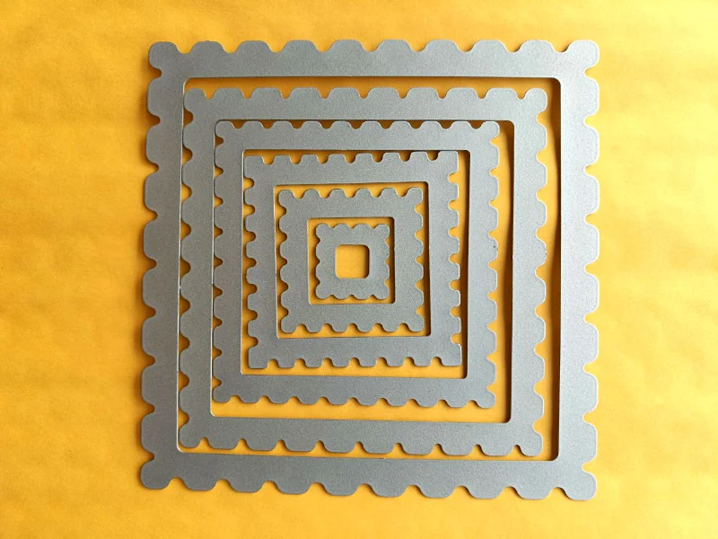Металлическая квадратная рамка трафареты для резки полей сделай сам скрапбукинг