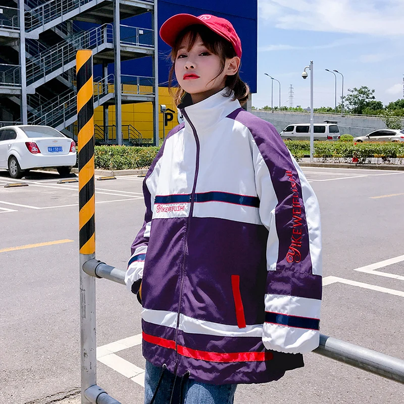 Женское Стеганое пальто в Корейском стиле осенне зимнее хип хоп со стоячим