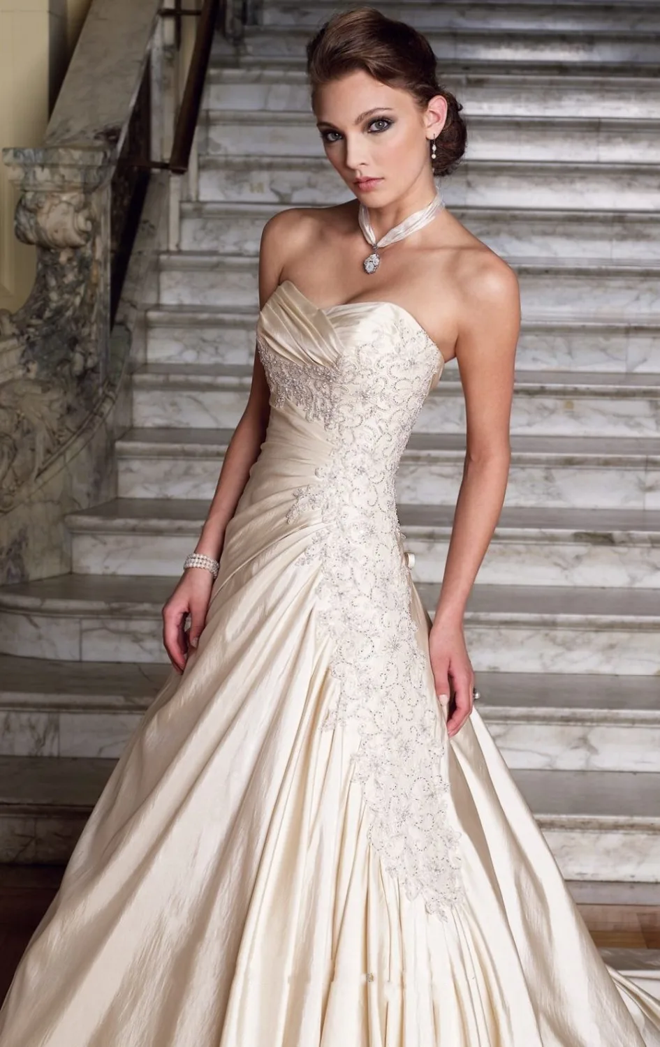 hot 2014 white wedding dress with mermaid floor length appliques sweetheart off the shoulder fashion | Свадьбы и торжества