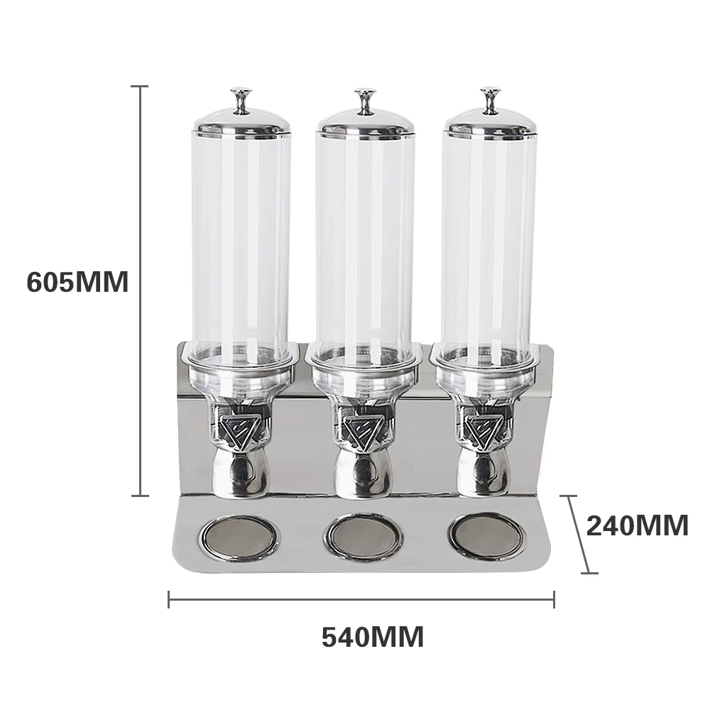 ITOP дозатор для сухой еды из нержавеющей стали основа зерновых бобов диспенсер