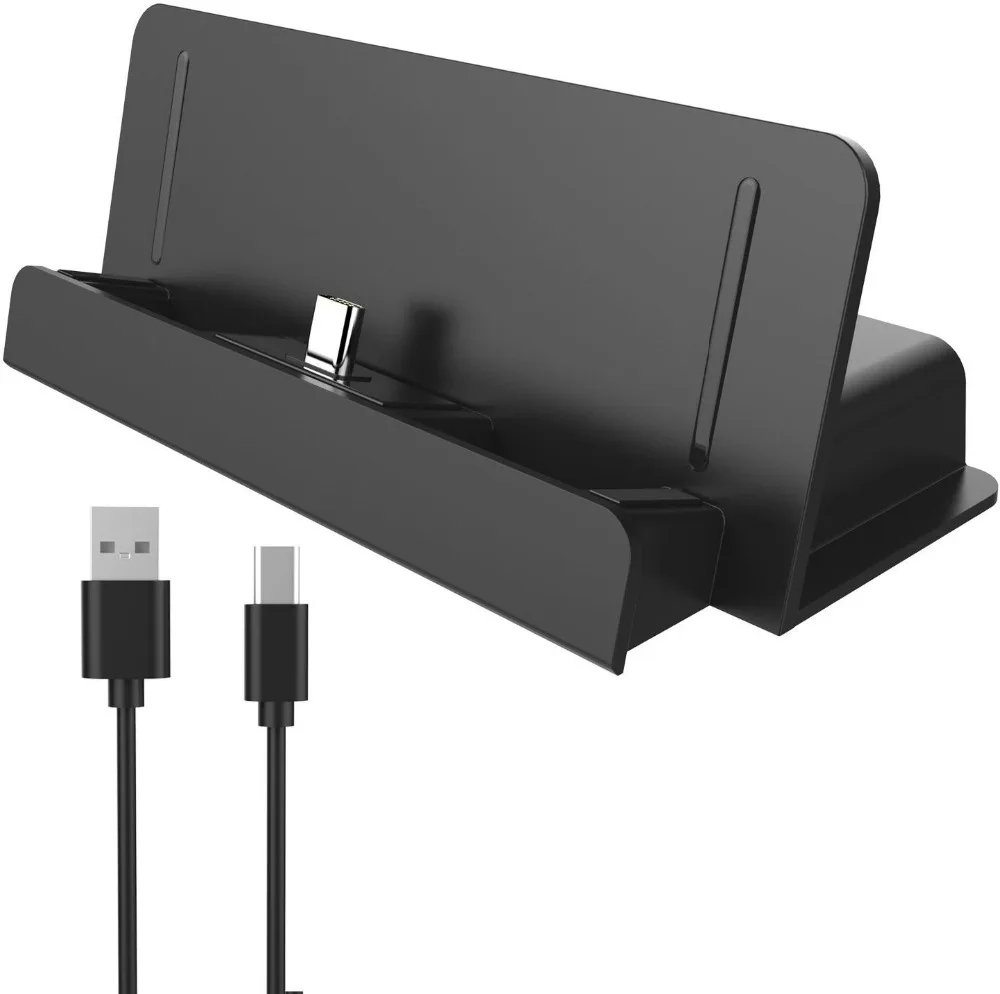 Зарядная док станция 2 в 1 с USB Type C для Nintendo Switch|console stand|station chargerstation charge usb |
