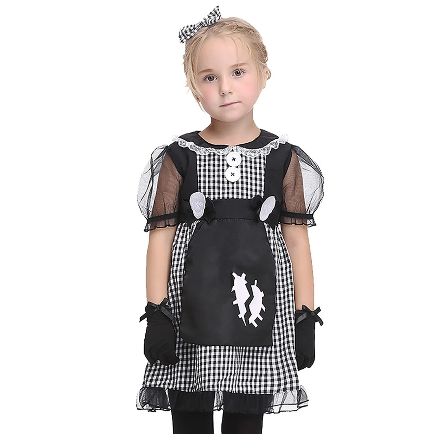 Детский костюм для костюмированной вечеринки на Хэллоуин горничной из аниме