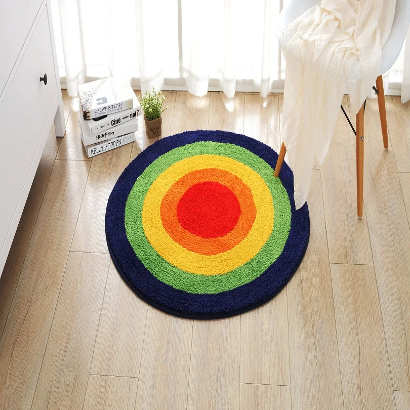 

Household mat for bedroom livingroom 2017 New Arrival round carpet Strong and durable Non-slip carpet redondo Tapete