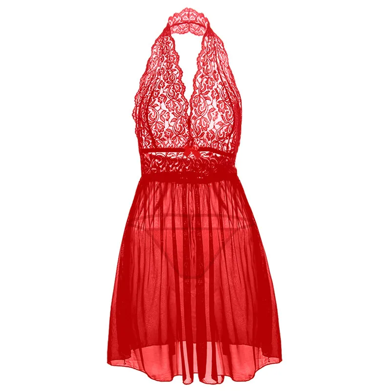 

M L XL XXL 3XL 4XL 5XL 6XL Plus Size Sexy Lingerie Women's Erotic Lingerie Babydoll Dress Sexy Costumes Transparent Nightdress