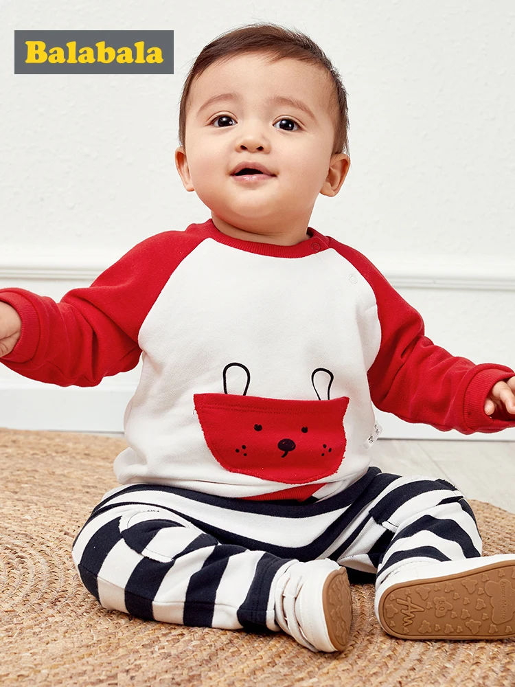 Комплект пижам Balabala из 2 предметов для маленьких мальчиков и девочек пижамный