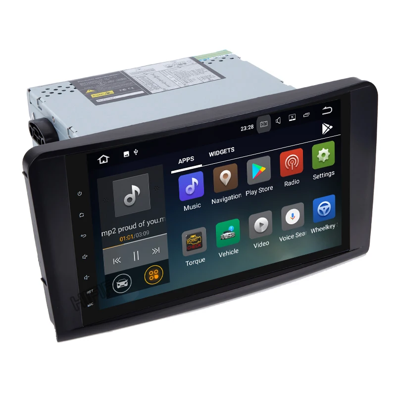 HIFIF Android 7 12 два Din 9 дюймов Автомобильный радиоплеер для Mercedes/Benz/GL ML класса W164 X164 ML350