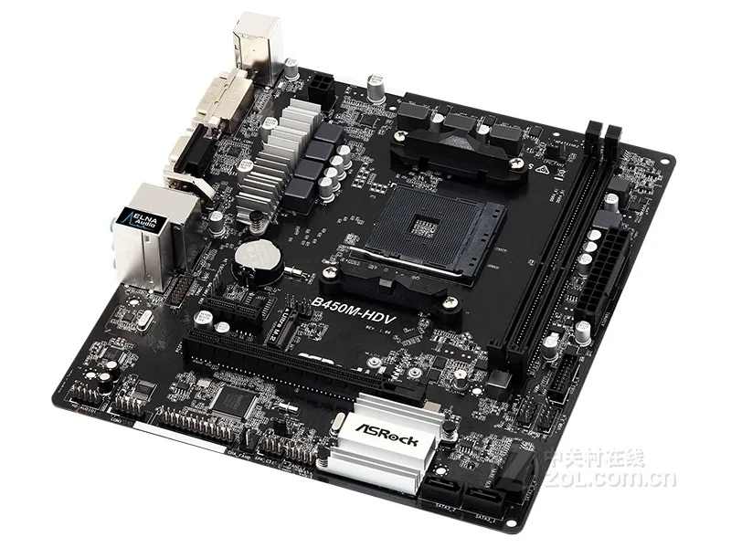 Полностью новая материнская плата Asrock B450M-HDV 32G DDR4 AMD B450 Socket AM4 VGA HDMI DVI USB2.0 3,0
