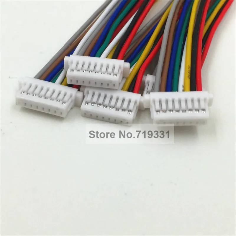 10 комплектов SH 1 0 мм 8pin мужской/женский разъем с проводом 8p горизонтальный
