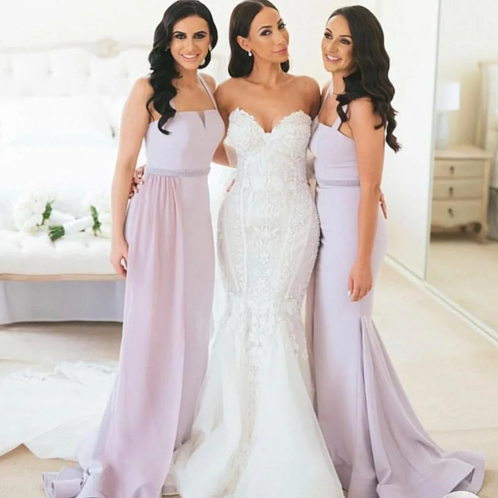 Vestido de festa longo сексуальное платье с лямкой на шее дешевые платья подружек невесты