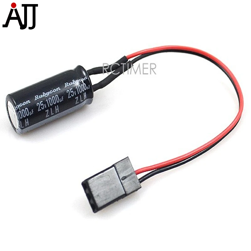 

5PCS Rubycon ZLH Capacitor 25V 1000 with 100mm Cable CAP25V-1000