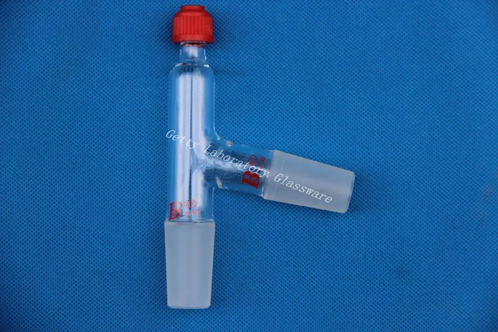 

Three way Thermometer adapter with 24/40 joint, 75 bend (laboratory equipment