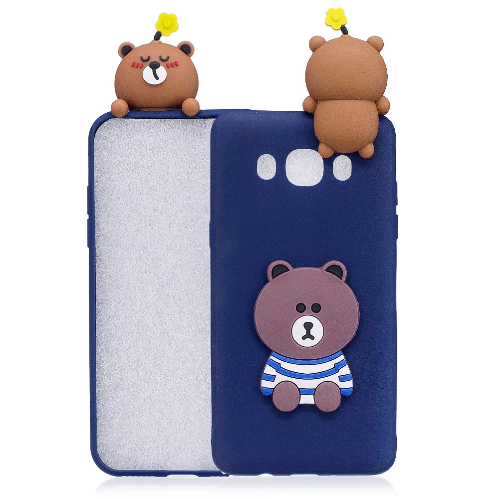 Единорог Panda фрукты чехол для samsung Galaxy J5 (6) 2016 Чехол оснащен Чехлы Coque S8 S9 J4 A6 A8 плюс