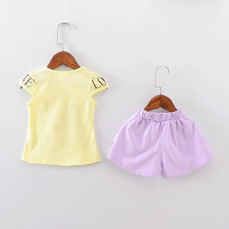Летняя одежда для новорожденных девочек модная детская топы с короткими