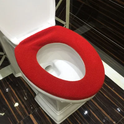 regular size 1 Новое поступление сплошной черный цвет хлопок Ванная комната пальто унитаз чехол для уплотнительное кольцо машина сделано уплотнительное кольцо FF0001 - Цвет: regular size 1