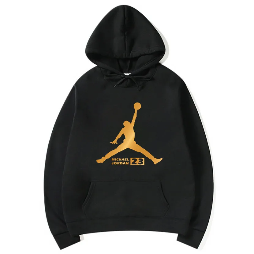 Горячая новинка 2019 JORDAN 23 буквы Принт толстовки мужские Модные Твердые капюшоном