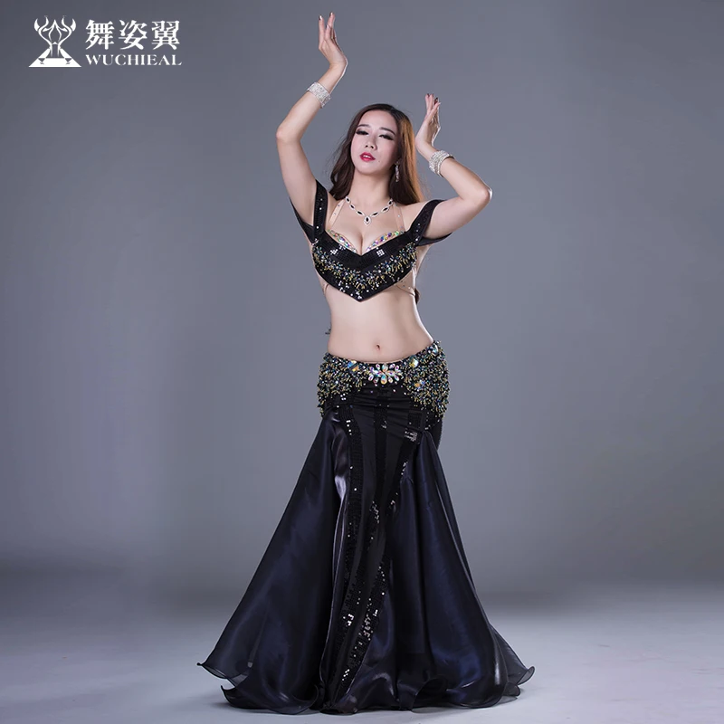 bra skirt underpants Живота Танцы Восточный Восточной живота Танцы Алмазная вышивка танцевальные костюмы одежда бюстгальтер, пояс шарф юбка кольцо комплект с платьем 2351 - Цвет: bra skirt underpants