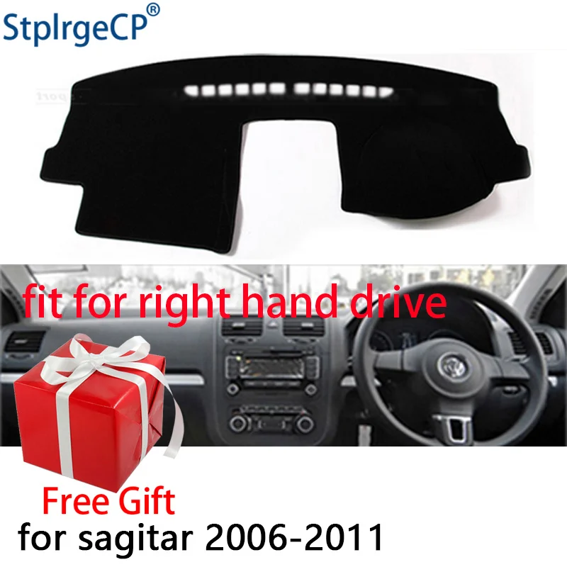 Коврик для приборной панели автомобиля Volkswagen Golf 5 MK5 2004 2008|Наклейки на автомобиль|
