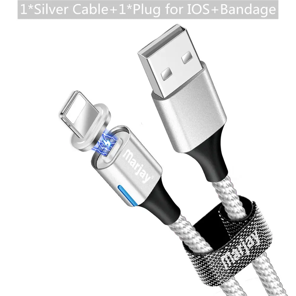 Marjay 3A Магнитный кабель для быстрой зарядки Micro usb type-C кабель для iPhone XR XS samsung S9 S10 Xiaomi huawei USB-C кабель для зарядного устройства