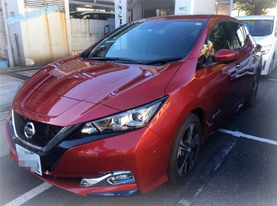 Lapetus для Nissan Leaf 2018 ABS авто Стайлинг хром яркий передний противотуманный