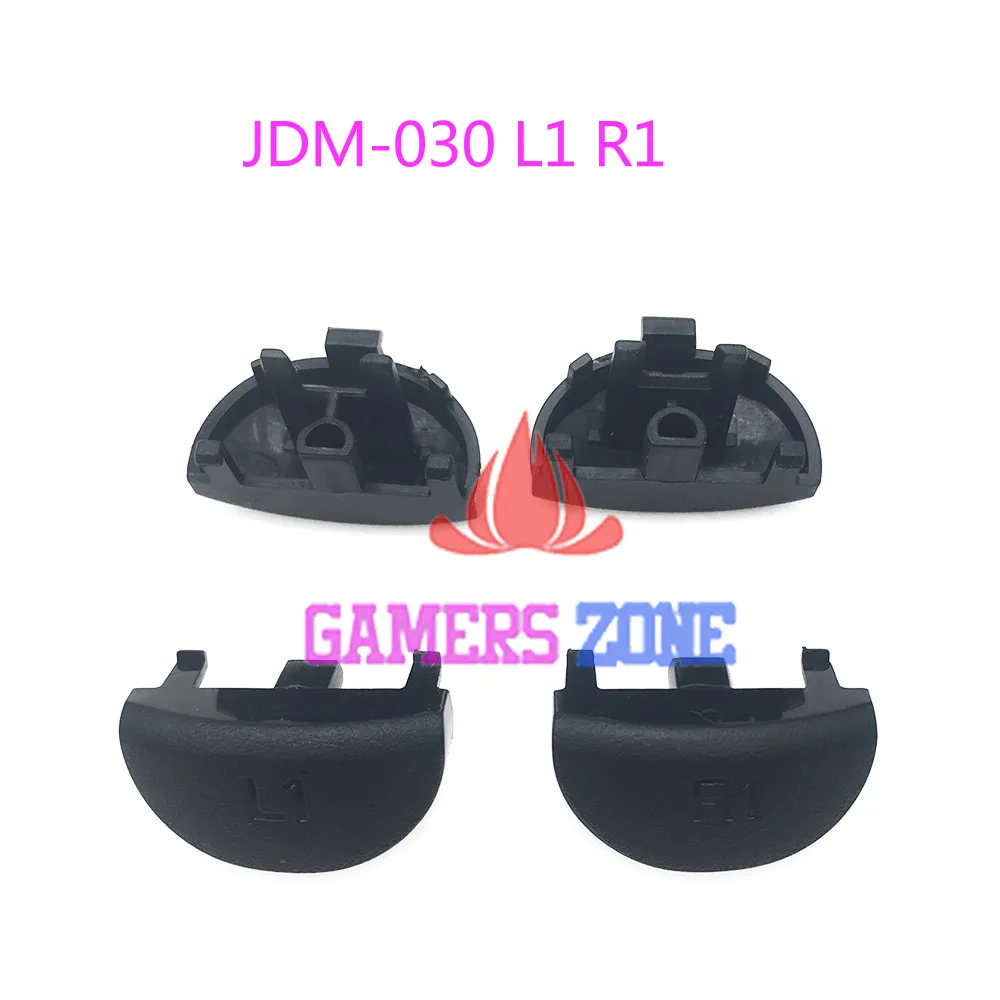 Черная сменная кнопка для DualShock 4 10 комплектов триггеры L1 R1 PlayStation PS4