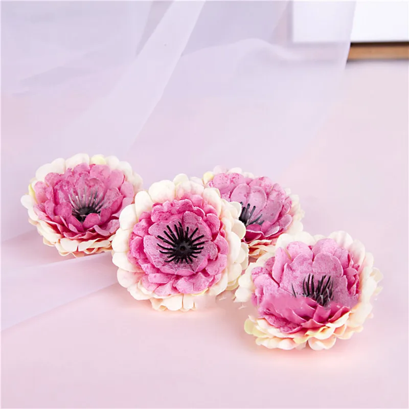 5 шт./лот 7 см высококачественные шелковые искусственные цветы с маргариткой