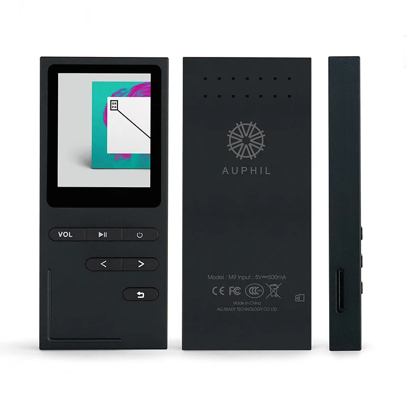 Оригинальный mp3 плеер AUPHIL 16 ГБ 1 8 дюйма металлический мини спортивный музыкальный