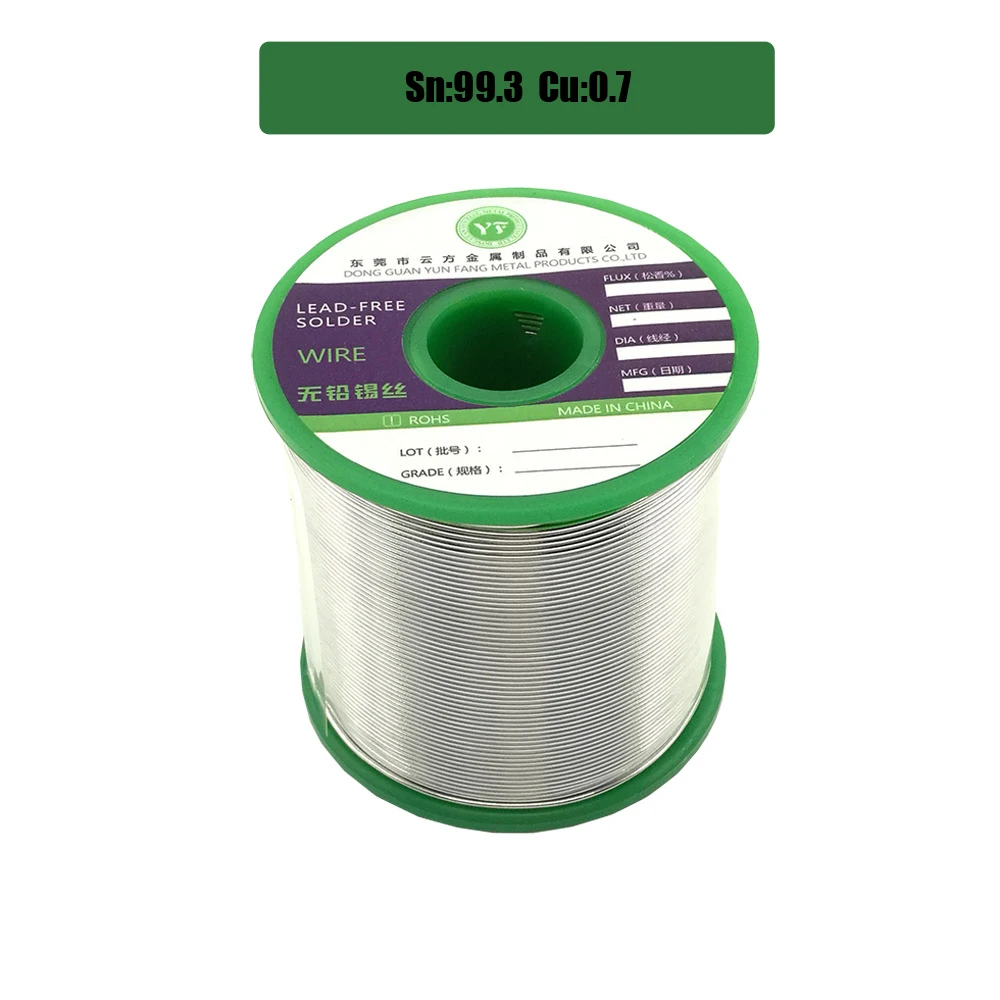 1000g Lead Free Solder Wire Health Sn:99.3% Tin Wire Melt Rosin Core Big Roll Model:Sn99.3-0.7Cu