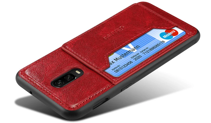 Роскошный винтажный Чехол Oneplus7T Oneplus7 из искусственной кожи с подставкой для карточек, силиконовый чехол для Oneplus 5T 6 6T 7T Pro Coque Funda Etui