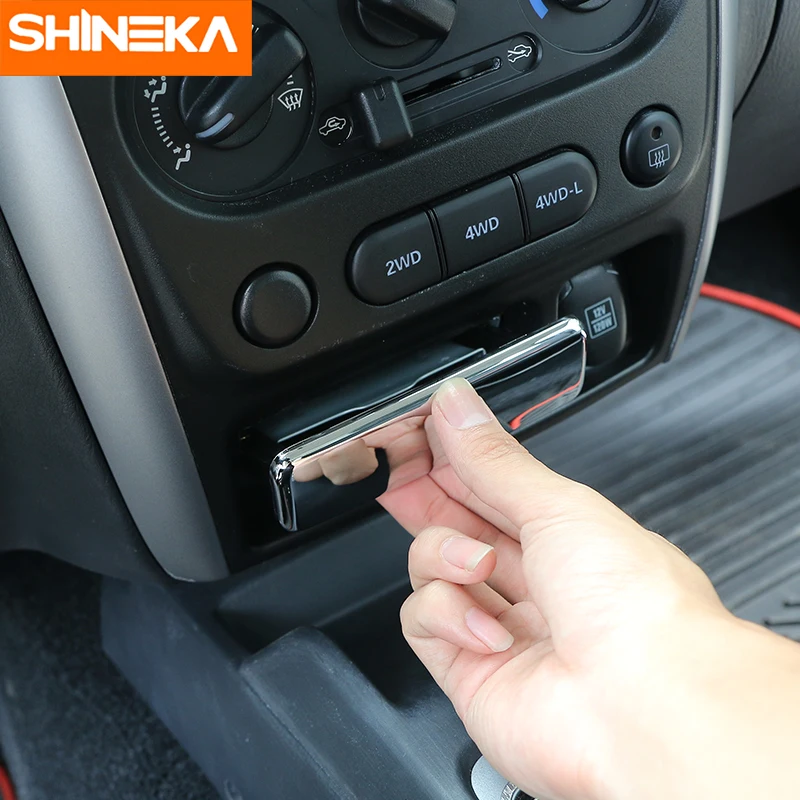 Пепельница SHINEKA из АБС пластика 2 цветов для стайлинга автомобиля декоративная