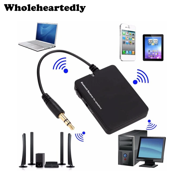 Беспроводной портативный приемник Bluetooth аудио музыкальный адаптер A2DP стерео 3 5