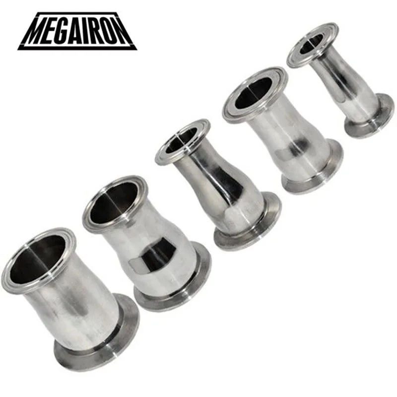 MEGAIRON 3/4 &quotдо 4&quot трубы диаметром 19 мм до 102 санитарно Tri Clamp наконечник редуктор