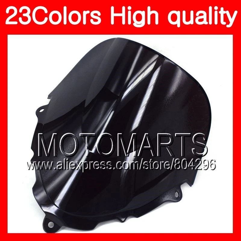 

23Colors Windscreen For SUZUKI Katana GSXF600 GSX750F 98 99 00 01 02 1998 1999 2000 01 2002 Chrome Black Clear Smoke Windshield