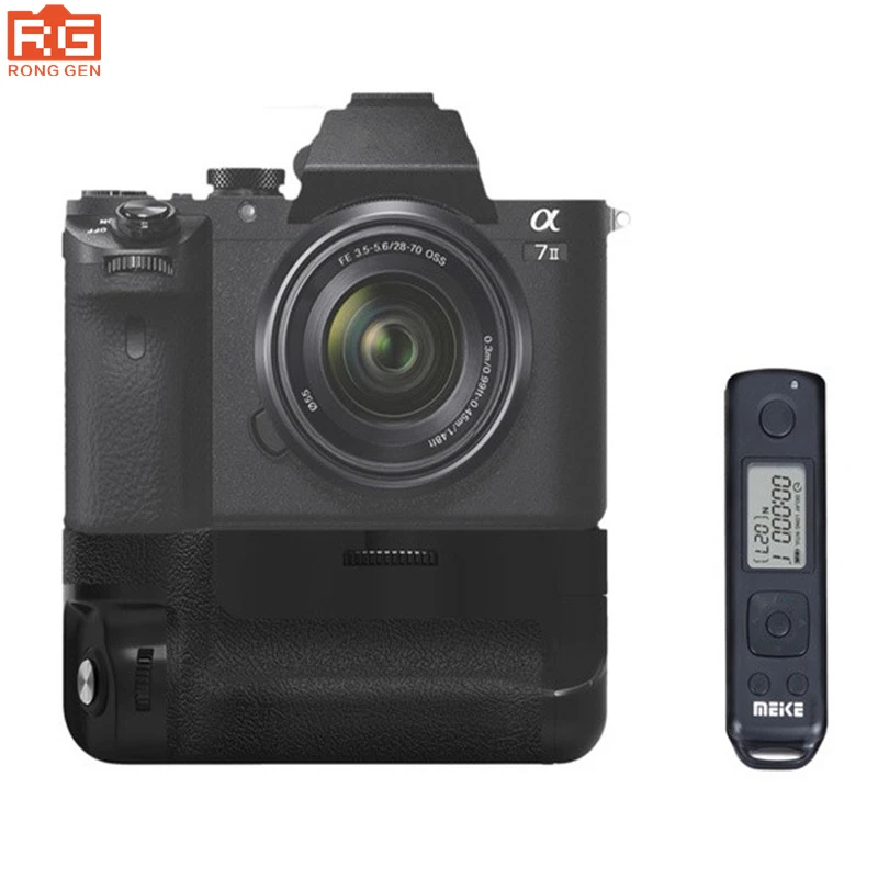 Meike MK A7II Pro Встроенный 2 4g Беспроводной Управление Батарея ручка для sony A7 II A7SII A7MII