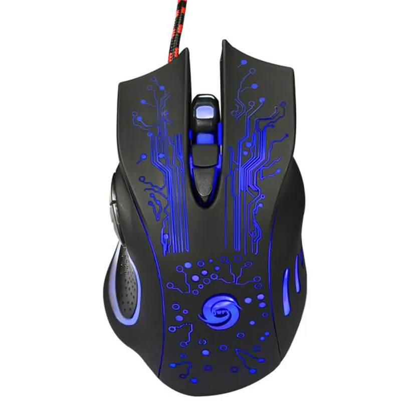 CARPRIE игровая мышь 6 кнопок 5500 DPI светодиодный оптический USB проводная