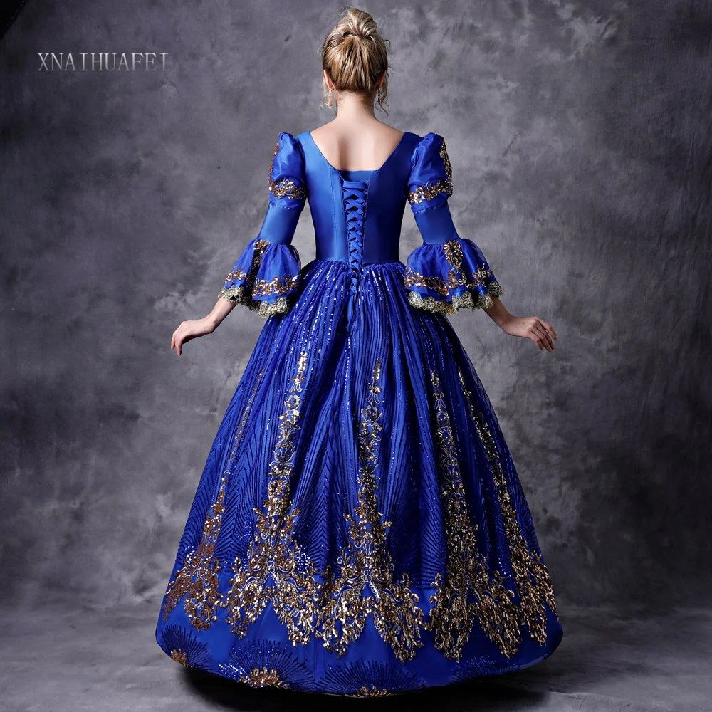 18th Century Green Royal Court Retro Baroque Clothing Renaissance Marie Antoinette Costume Prom Dress |