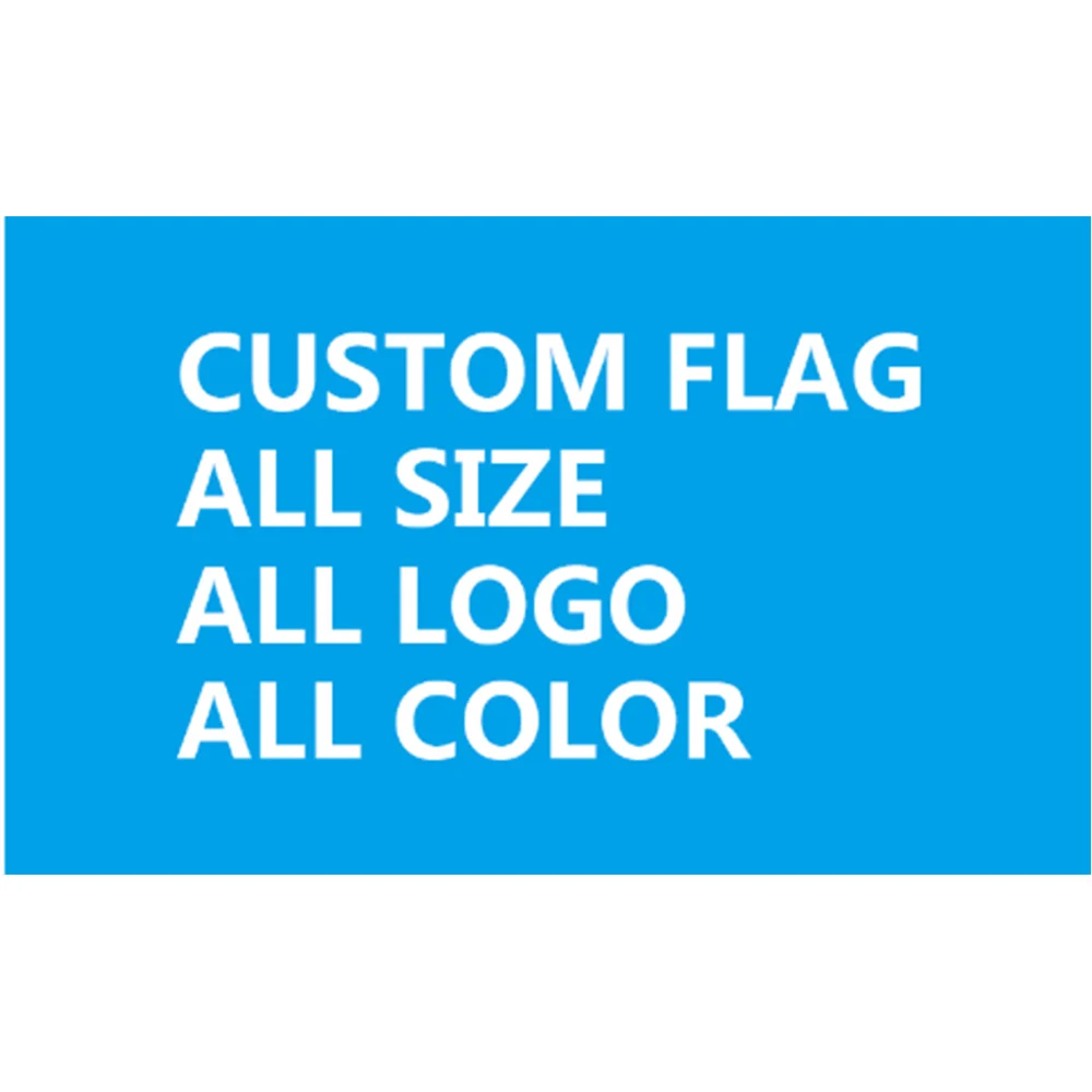 

120X180cm (4x6FT) Polyester we design any logo any color Custom gift single side flag banner