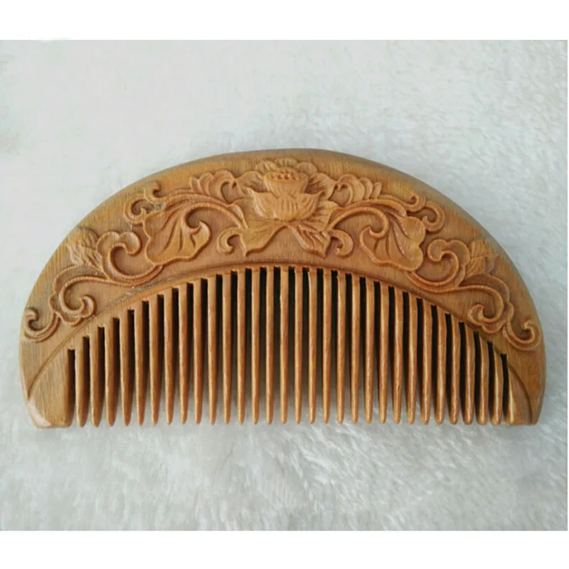 Расческа для волос ручной работы из сандалового дерева 1 шт.|wooden comb|massage hair brushhair