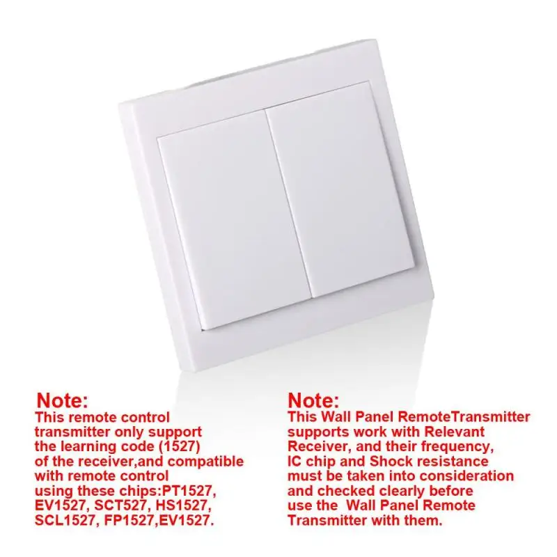 Стены Панель передатчик дистанционного 2 Кнопка Sticky умный дом зал Гостиная