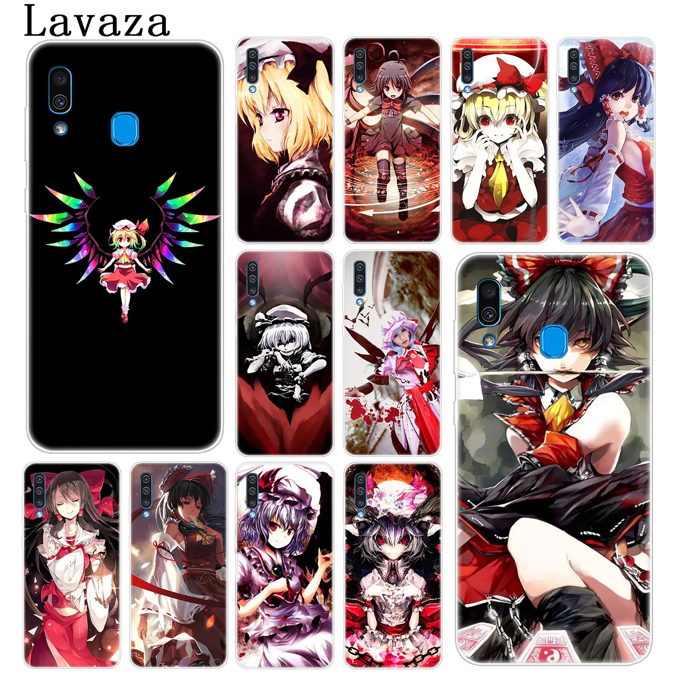 Жесткий чехол для телефона Lavaza anime touhou scarlet eyes Samsung Galaxy A10 A20 A30 A40 A50 A60 A70 M40 M30 M20 M10