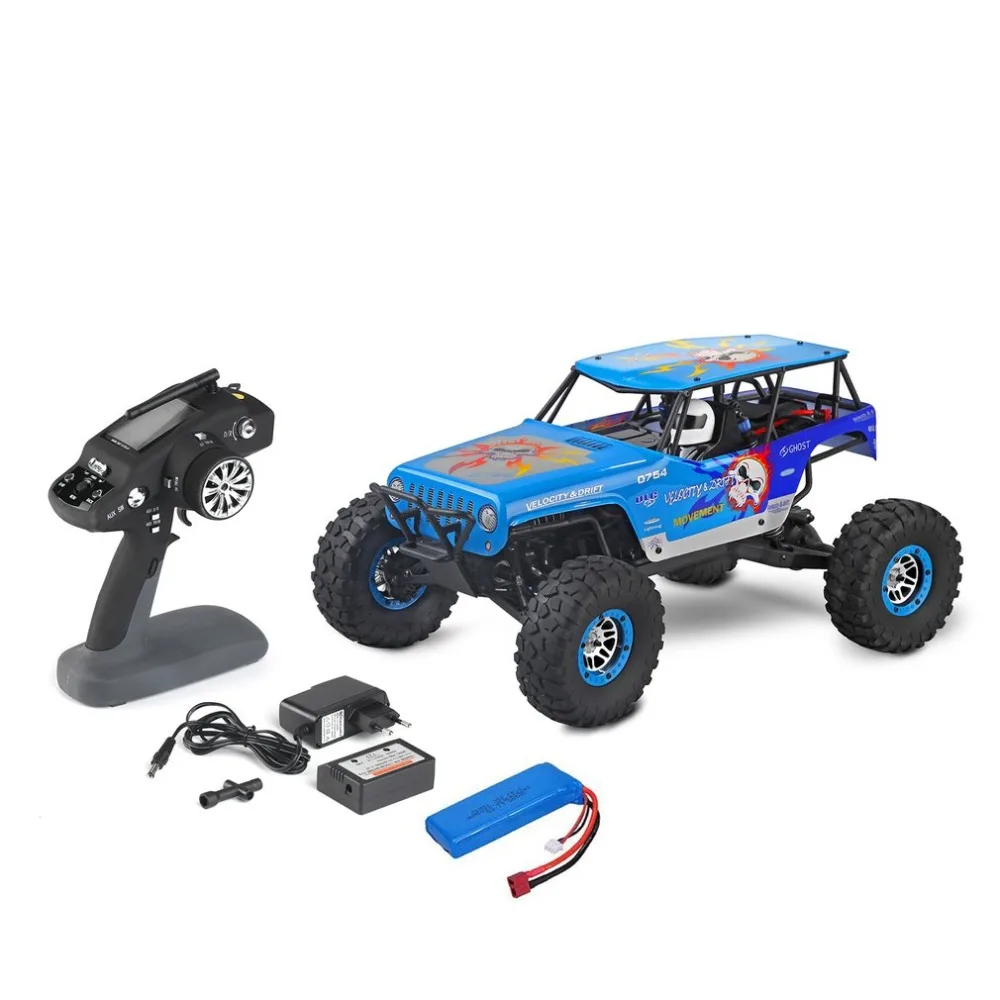 Wltoys 10428 A 1/10 2 4 г 4WD электрический рок взбирающийся гусеничный RC автомобиль